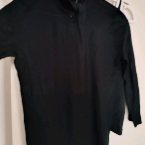 St Martins knitted wool dress like new, black, size S