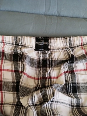 Ανδρικά παντελόνια πιτζάμας Benetton size XL σαν καινούργια, σετ 2 τεμαχίων