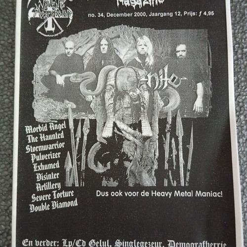 Violent Moshground #34 fanzine like new, 2000, with Morbid Angel and others