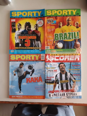 Sporty and Top Scorer Magazines like new, set of 5