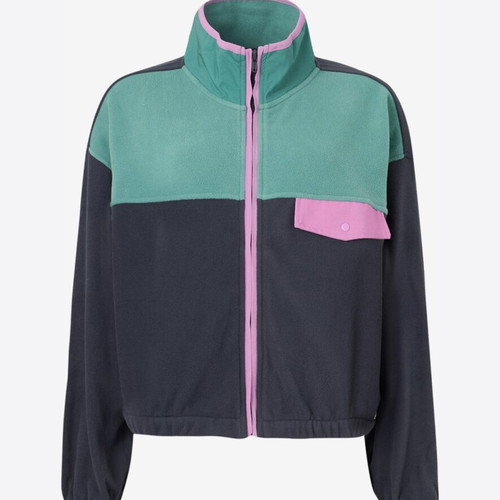 Quiksilver Woman Fleece Jacket XL new, multicolor with pockets