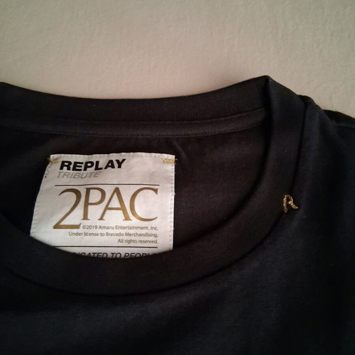 Tupac Replay limited edition T-shirt 3XL like new, black
