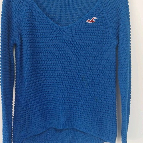 Hollister women's blue pullover like new