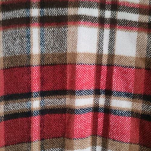 Checked shacket shirt new, very warm and soft, made in Italy