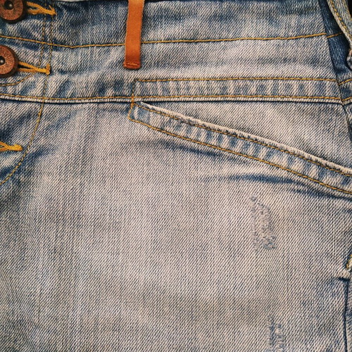 Zara denim shorts used, size 42 EU, waist 84 cm
