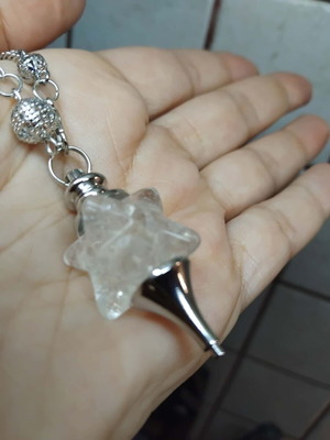 Merkaba Pendulum new made of clear quartz crystal