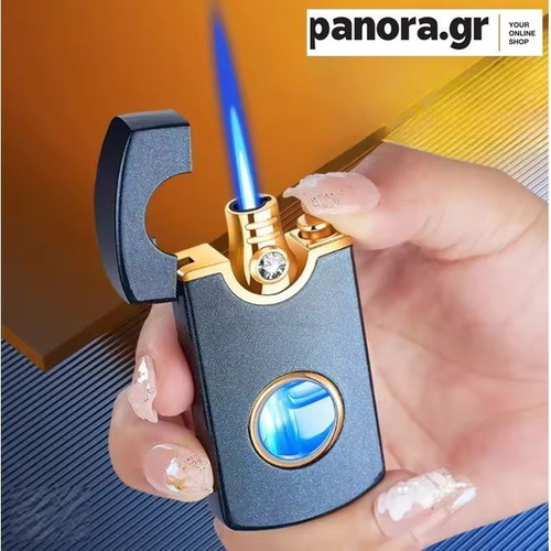 Luxury LED Torch Pipe/Cigar Lighter, Black