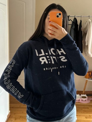Hollister women's hoodie like new, dark blue