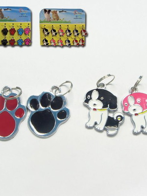Inox paw and dog tag new