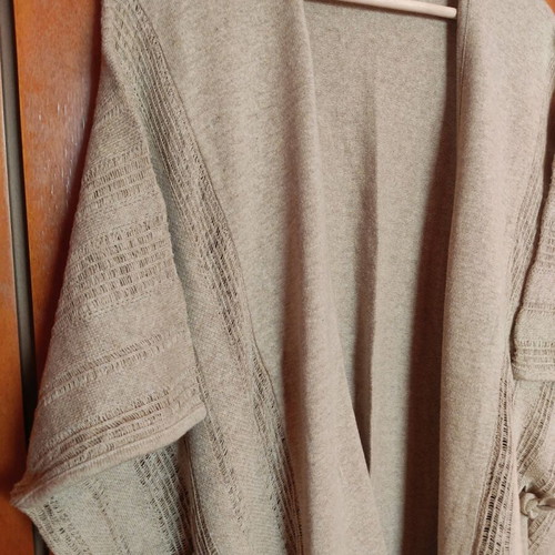 Knitted cardigan beige one size, like new