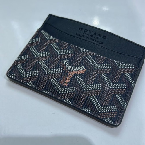Goyard navy blue cardholder