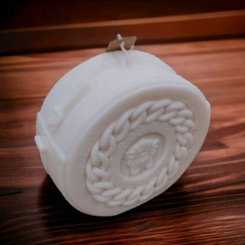 Bag candle new, handmade scented from vegetable rapeseed wax