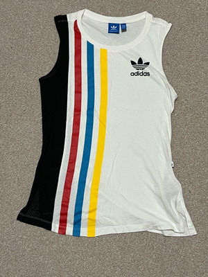 Adidas sleeveless shirt used, size XS