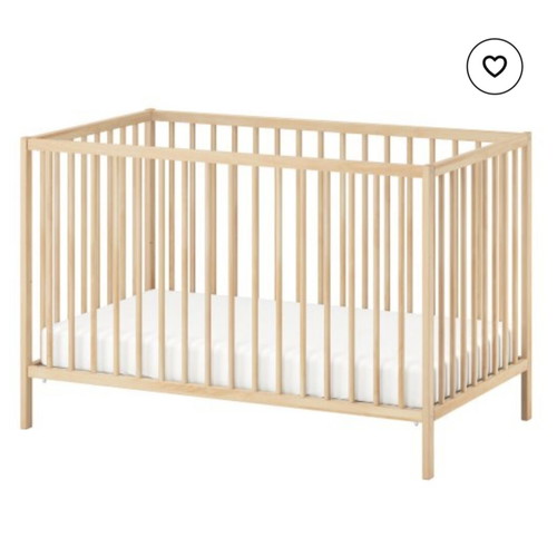 Sniglar IKEA baby cot with Erato Grecostrom mattress