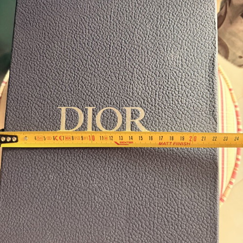 Dior luxury box with card and documents