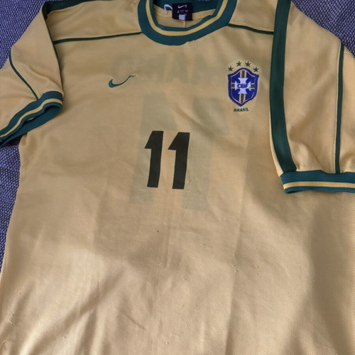 Brazil jersey used, authentic Nike with tags