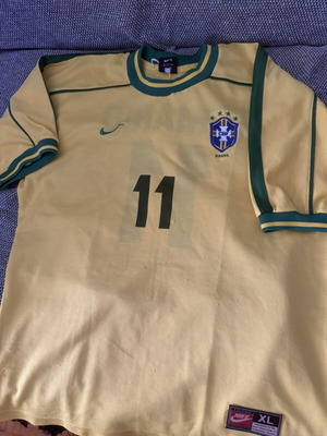 Brazil jersey used, authentic Nike with tags