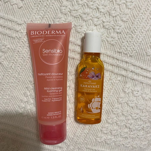 Bioderma shampoo and cleansing foaming gel set new