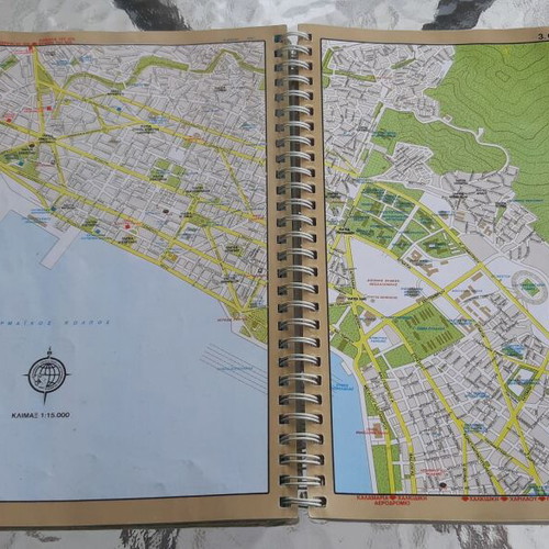 Ellas Road and Tourist Maps used, 1998 edition