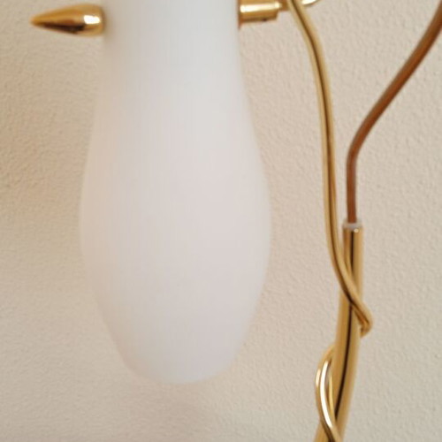 Table lamp portatif with gold plating like new