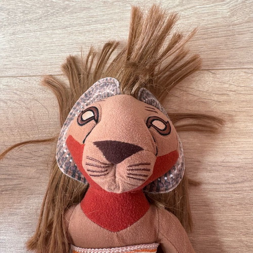 Disney The Lion King Simba Plush Doll 12" 30cm like new