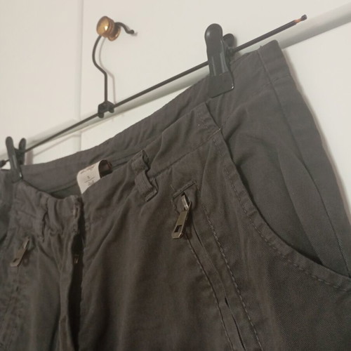 Fabric pants A-Style gray size S like new, made in Italy