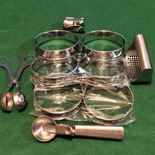 Stainless Steel Kitchen and Pastry Tool Set, 10 Pieces