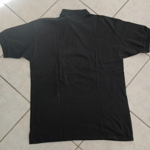 Gildan men's black polo shirt L like new, 100% cotton