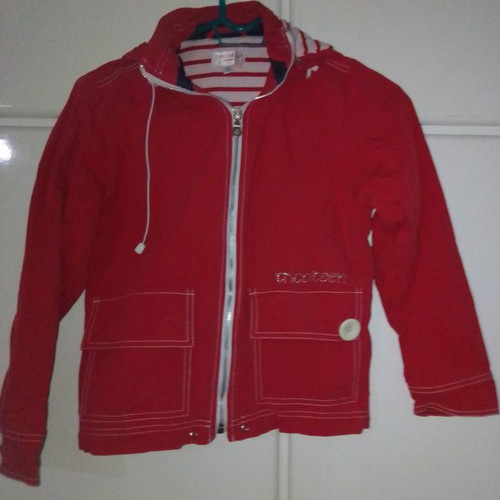 Tricoteen jacket used for girl 8-10 years red