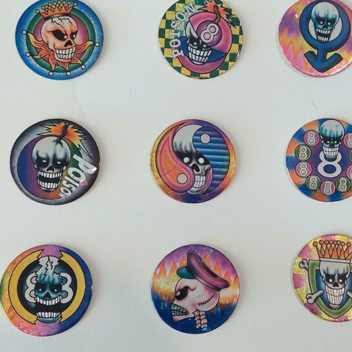Poison Series 2 collectible pogs, set of 25