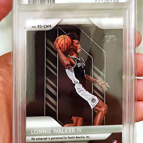 Lonnie Walker IV 2018 PANINI PRIZM ROOKIE SIGNATURES #RSLW4 ROOKIE SIGNATURES GRADED PSA 10