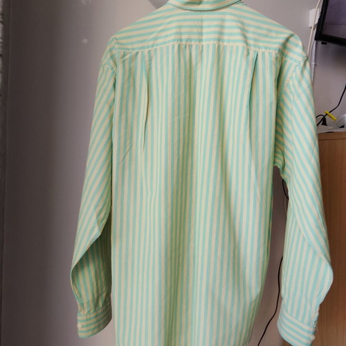 Vintage Satellite men's shirt M-L striped 100% cotton, like new