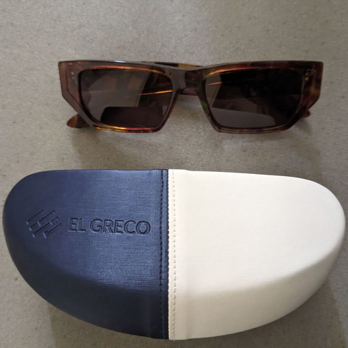 El Greco women's handmade sunglasses like new, multicolor