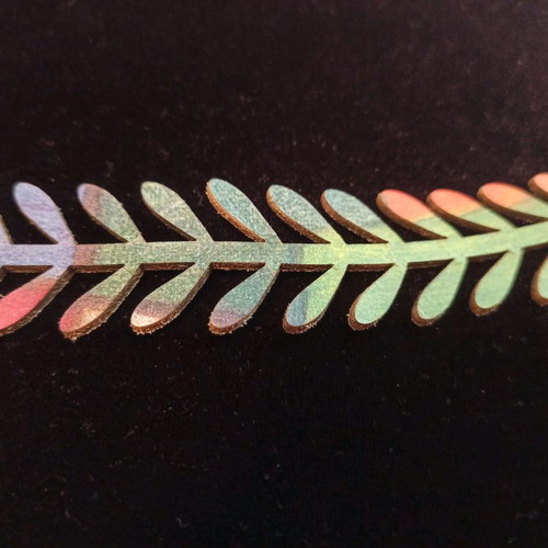 Leather necklace like new, multicolored, from Goulandris Museum