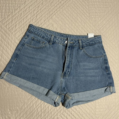 Shein blue shorts size large new