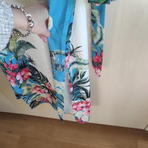 Long floral dress Shein like new, multicolored