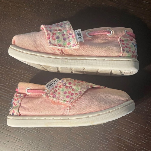 Toms kids espadrilles used, size 22