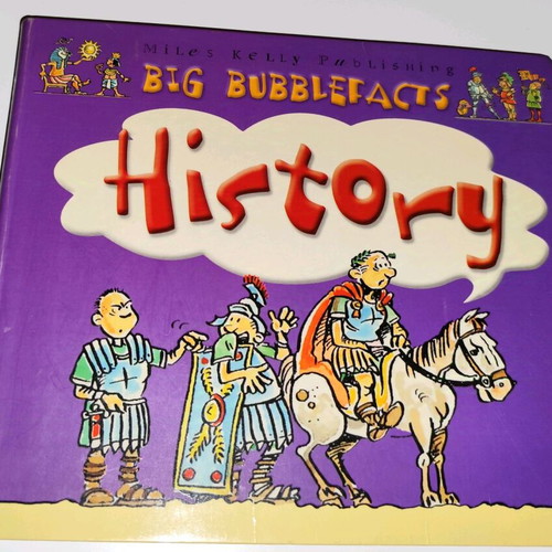 Big Bubblefacts History book like new, English