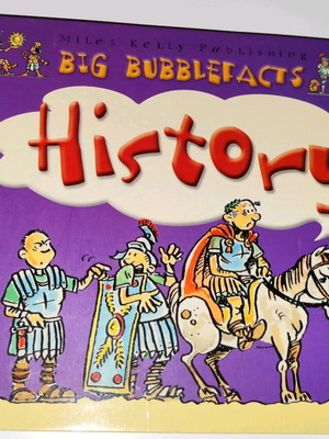 Big Bubblefacts History book like new, English