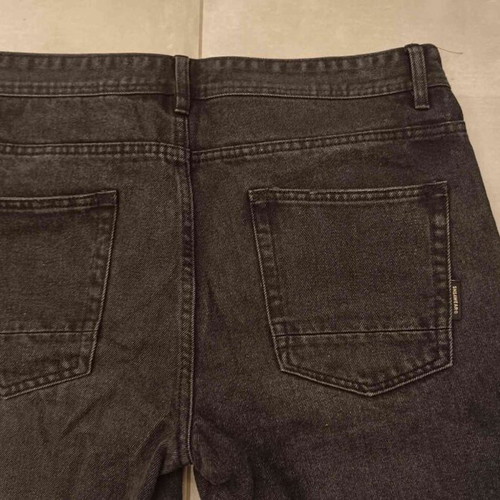 Sinsay Men's Black Denim Bermuda Shorts New Size 34