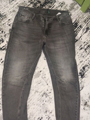 Γυναικείο τζίν G-Star Raw medium μεταχειρισμένο, μαύρο και γκρι