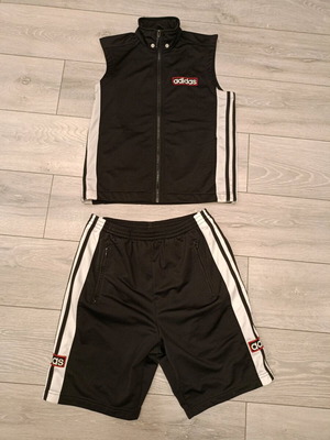 Adidas Adibreak vintage set black-white size S used