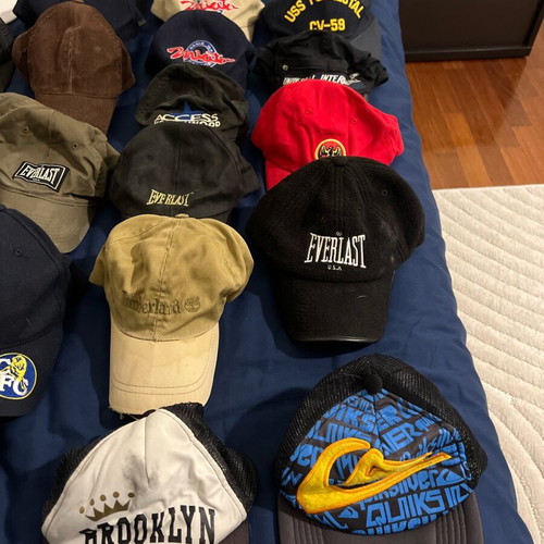 Jockey hats used, athletic casual beach style with adjustable strap