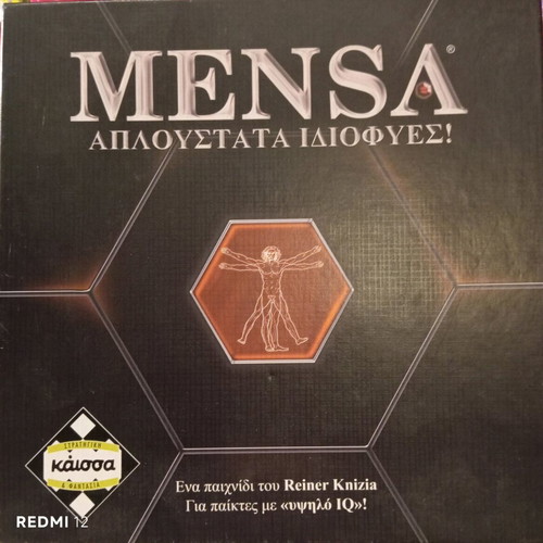 Mensa board game used with instructions