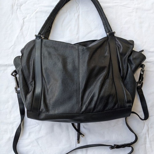 Burberry large leather shoulder bag used