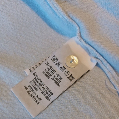 H&M cardigan size M like new, baby blue