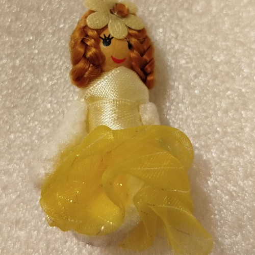 Mini handmade dolls new, set of 4 pieces