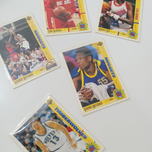 NBA Upper Deck International 1991-92 vintage card lot, 82 pcs