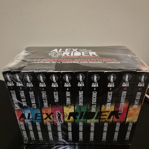 Alex Rider box set 11 books by Anthony Horowitz new, English