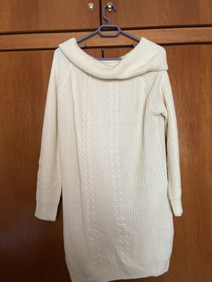 Shein women's dress like new, beige and yellow, size M